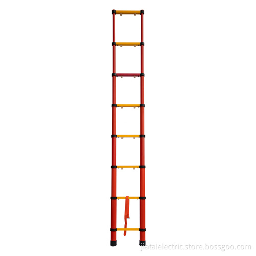 Ultra-Light Insulated High Voltage Telescopic Fiberglass Power Maintenance Ladder